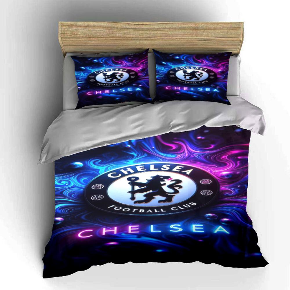 Set Biancheria da Letto Manchester United Copripiumino Federe Decorazioni per la Casa (1 * Copripiumino 2 * Federe, senza piumino)