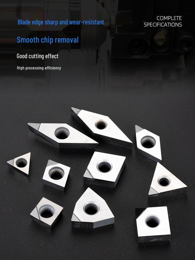 Japanese Diamond Blade PCD Tool for Copper, Aluminum, Plastic, Wood, Gemstone Lathe - High Smoothness