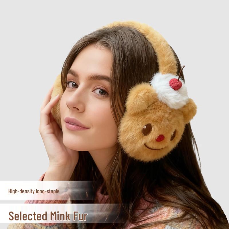 

Женские теплые плюшевые наушники One Size