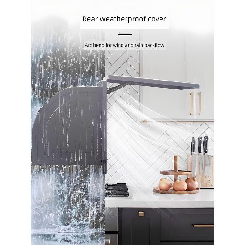 Old-Fashioned Ventilating Fan For Home Range Hood Rental Kitchen Ventilator Window Exhaust Fan Kitchen Large Suction Ventilator