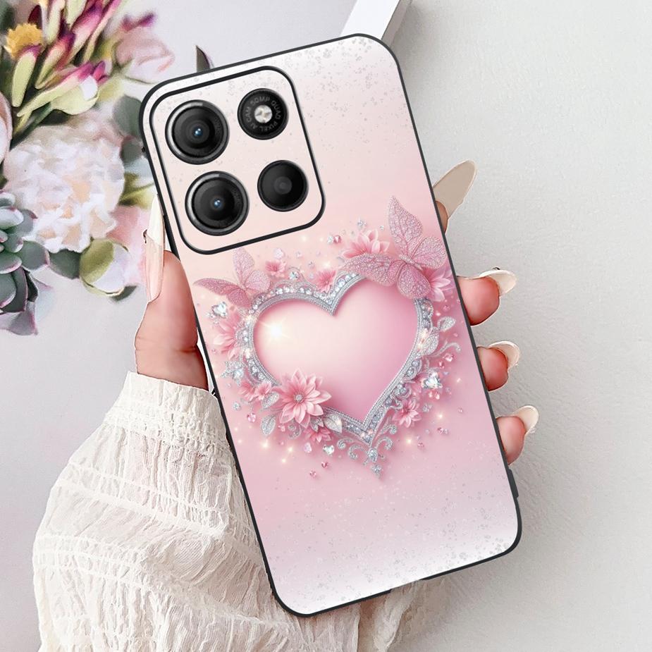For Motorola Moto G15 Case Stylish Painted Cover Shockproof Soft TPU Phone Case For Motorola G15 G 15 MotoG15 Fundas 6.72'' Capa