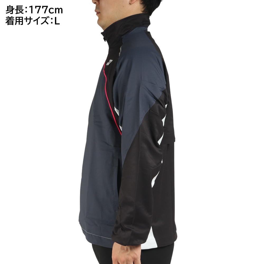 Lined Wind Warmer Dark Gun SS [Yonex] Jacket, Shirt, (277)