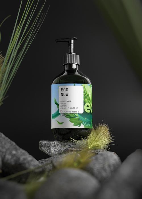 Gel Douche - ECONOW - Cardamome et Épices - 490ml - Hydratant - Vegan