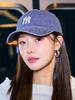 Emelbi Basic Washed Unstructured Ball Cap Ny (Navy)