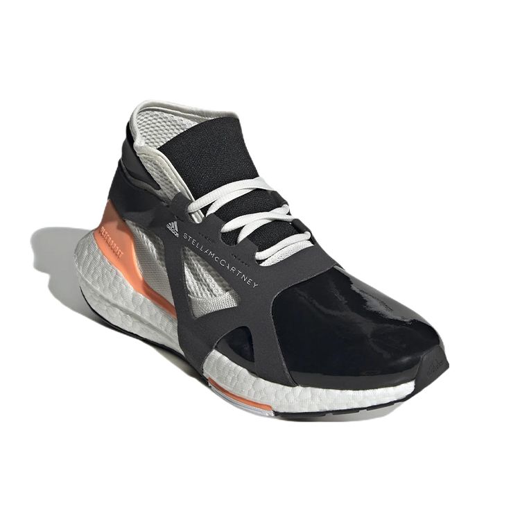 Stella McCartney X Adidas Ult Comfortable Durable High-Top Running Shoes Women Sneakers Black White Orange GY4411