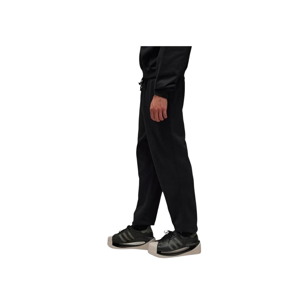 Y-3 Brushed Terry Track Pants High Waist Knit Joggers Unisex Bottoms Black IW0074