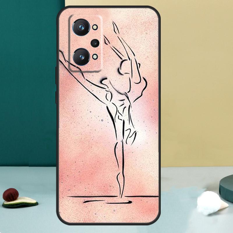 Ballerina Ballet Dancer Girl For Realme 13 12 10 11 14 Pro Plus GT 6 5 6T GT7 Pro C55 C53 C51 C21Y C25S C75 C67 C61 Case