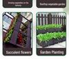 Large Outdoor Plastic Elevated Vegetable Planter Box for Balcony Gardening