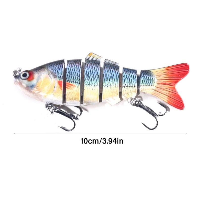 Mehrgelenkige Crankbaits 6 Segmente Hartköder Forellenköder Swimbait Minnow Angelköder Wobbler Angelausrüstung