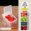 Sealed Rectangular Trasparent Crisper Plastic Food Containers Safe Condiment Boxes