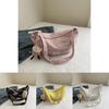 Large Capacity Summer 2024 Trendy Canvas Tote Bag Fashionable Street Style Shoulder Bag