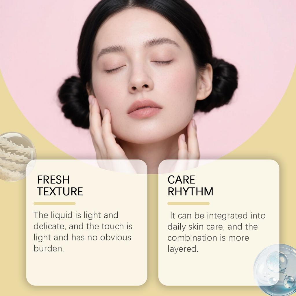 Korean Rice Exfoliating Ampoule Essence Rice Plant Extract Mild Dead Skin Removing Facial Smooth Essence Water Skincare Product