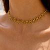 Simple and high-end four-leaf clover necklace collarbone chain neck chain jewelry