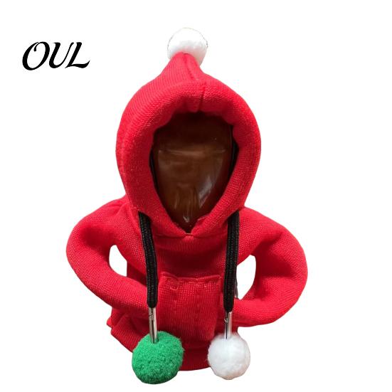 Araba İç Mekan Kişilik Yükseltme Vites Kolu Kapüşon Kılıfı, Araba İçin Komik Düğme Kapağı, Sweatshirt Vites Kolu Sapı Koruyucu Manuel ve Otomatik