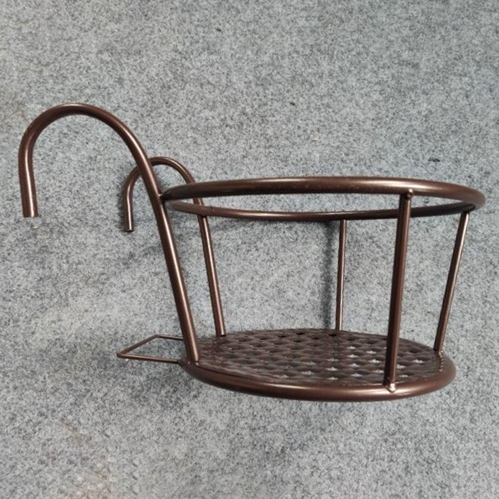 Metal Flower Pots Stand Hanging Potted Plant Rack Patio Garden Hanging Basket  Living Room