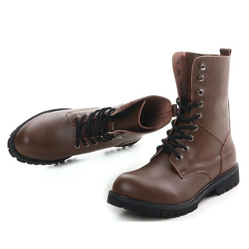 Männer Stiefel Aus Echtem Leder Herbst Warme Schnee Stiefel Männer Casual Schuhe Mode Grundlegende Stiefel Männer Punk Motorrad Stiefel D426
