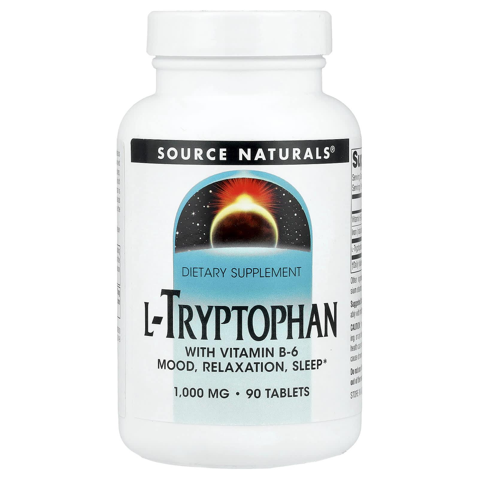 

L-Tryptophan, 1,000Mg, 90 Tablets
