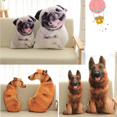 45CM 3D Simulation Dog Pillow Sleeping Doll Creative Plush Toys Dog Hound Shar Pei Cushion Soothing Toy For Girl Gifts