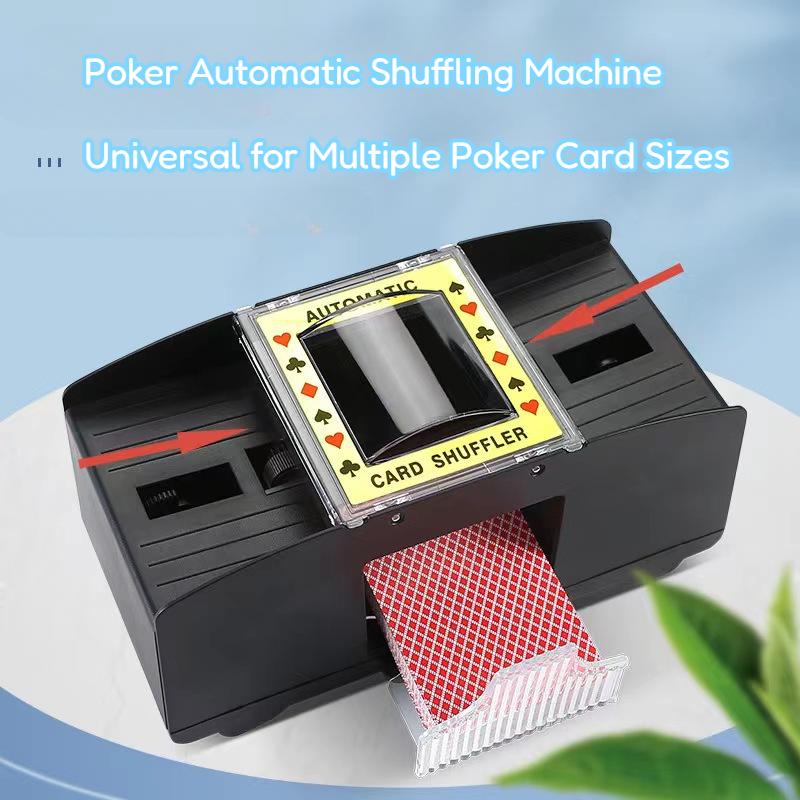 Multi-Game Automatic Card Shuffler For Texas Hold'Em Chinese Poker Werewolf Family Gatherings Shuffling Machine For Party Games