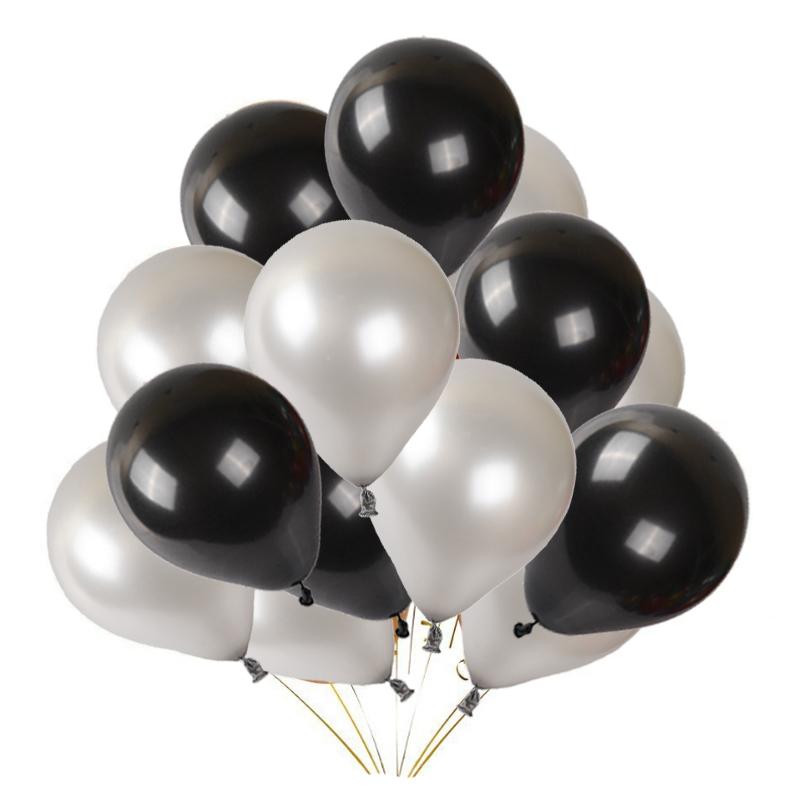 Gold Pink Blue Black Latex Balloons Baby Shower Birthday Wedding Party Anniversary Balloon Decor Kids Adult Clear Air Balloons