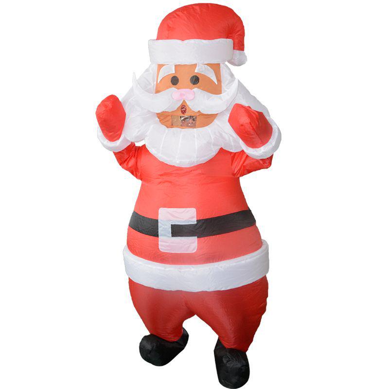 Halloween Santa Claus Snowman Reindeer Inflatable Costume - Christmas Tree Gingerbread Man Outfit