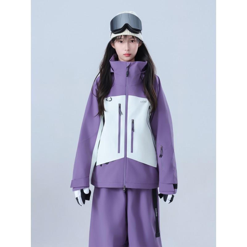 Unisex 3L Ski Suit Set Waterproof Windproof Thickened Snowboarding Jacket Pants Men Women