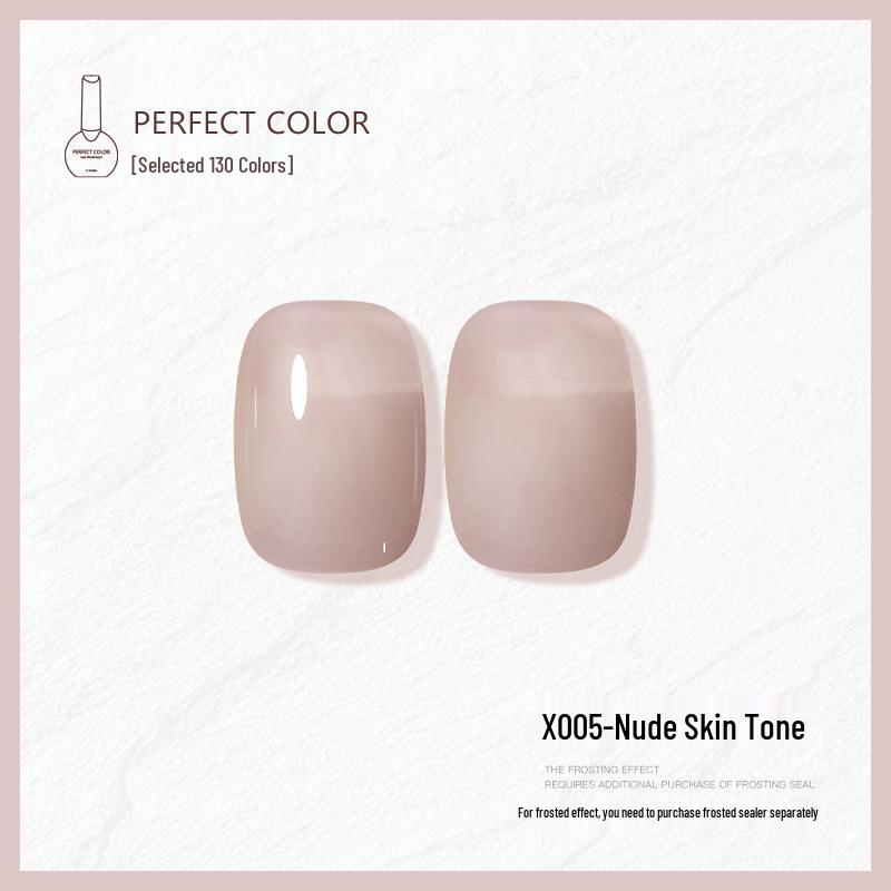 Nail Gel Polish: 130 New Nude & Bright Colors - Ice Translucent, Phototherapy, Glitter, Cat Eye Finish