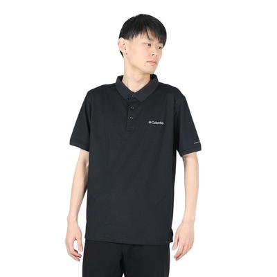 Cove Dome Butte Solid Piqué Polo AE0412, Herren Medium, Schwarz