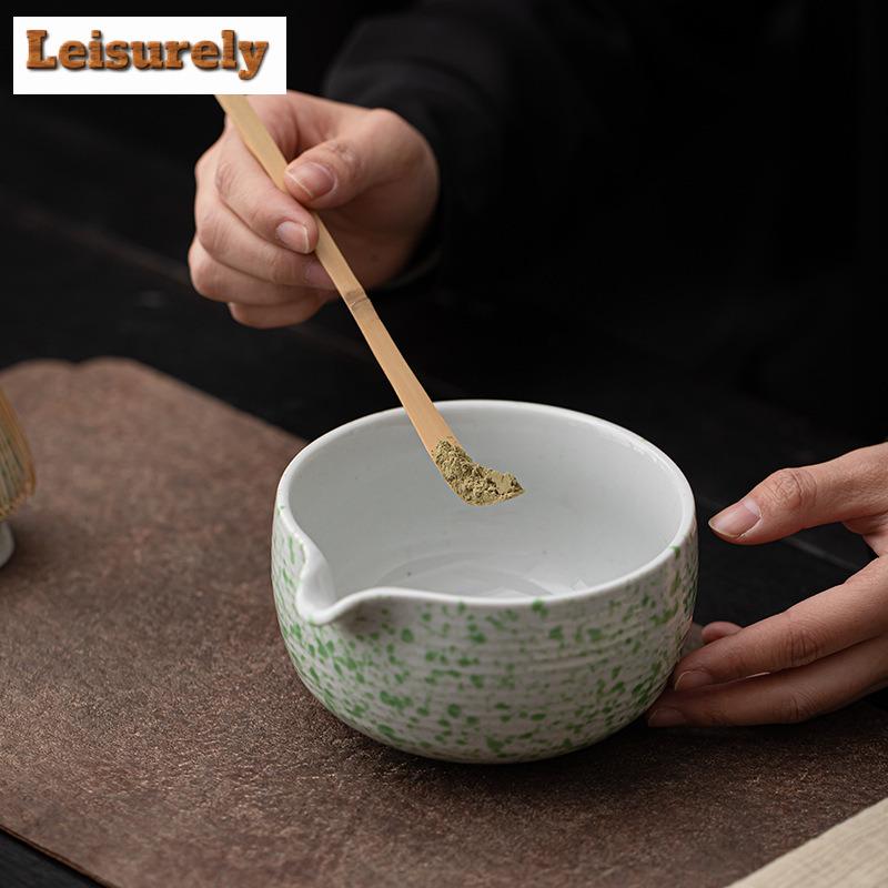 Kreatives Sternenhimmel-Punkt-Teeservice Komplettes Set Japanisches Matcha-Schneebesen-Set Kit Teepinselständer Teebestellungswerkzeuge Küchenbedarf