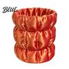 Soft Satin Pen Container Macaron Color Holder Cloud Pleat Design Pencil Office Desk