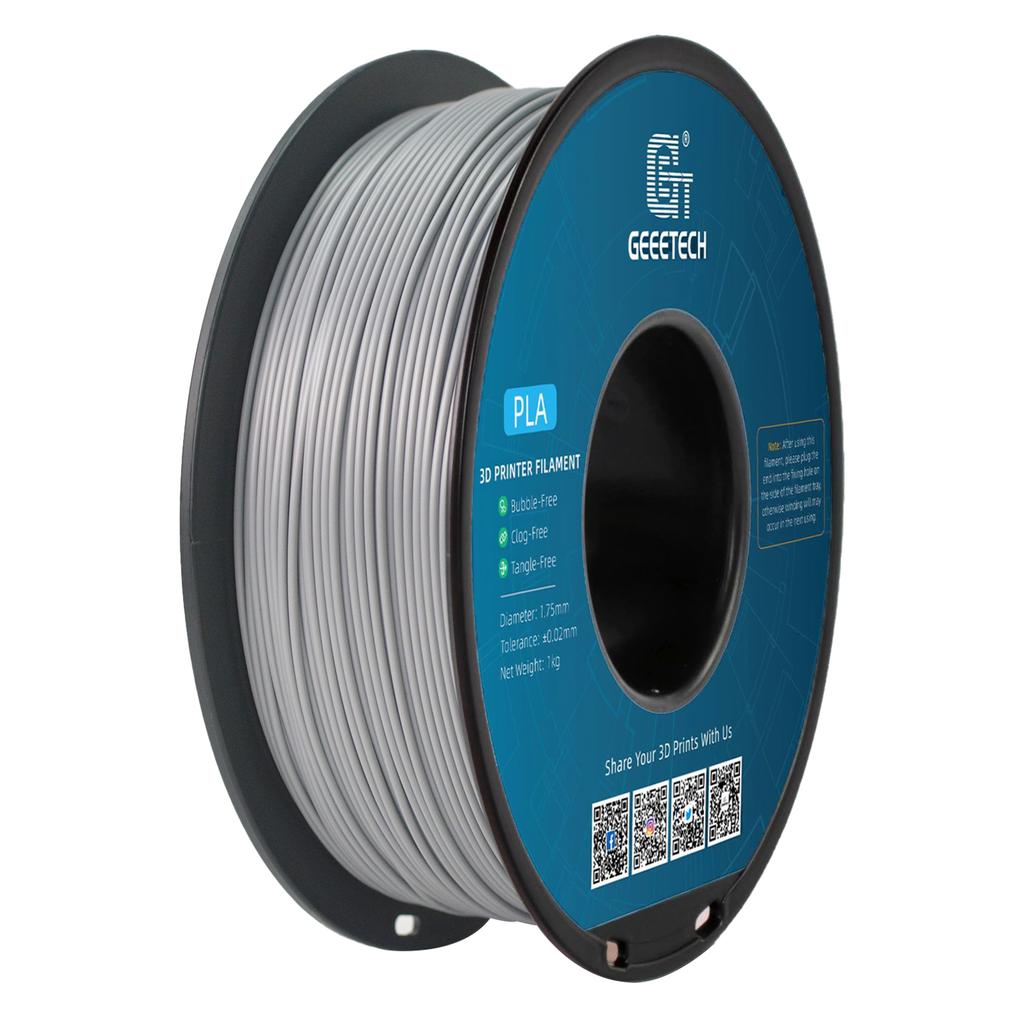 Best Quality 3d Printer Plastic Filament 1.75mm PLA Sparkly Silver 3D Printer Filament 3d Printing Filament