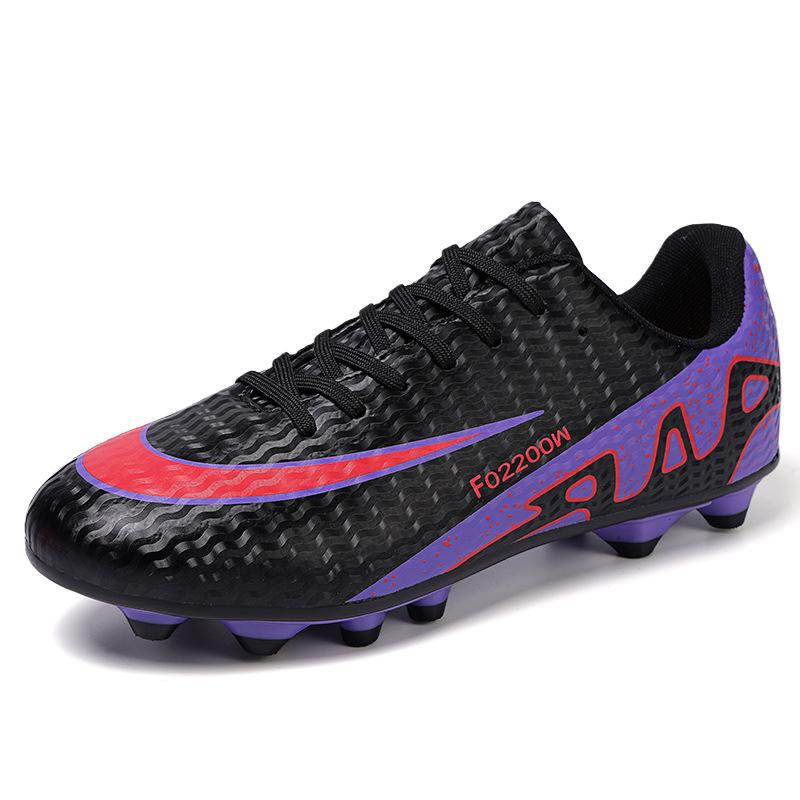 New Football Shoes Men'S Low-Top Ag Long Nails Women'S Broken Nails Youth Grass Game Training Professional Football Shoes