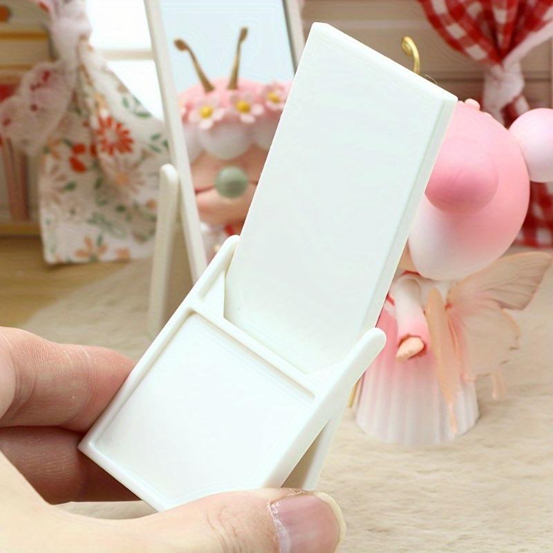 1PC 1:12 Dollhouse Miniature Simulation Full Length Mirror Model Furniture Accessories For Dolls House Decoration