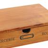 Vintage Wooden Box Drawer Organizer Desktop Storage Organizer Wooden Tabletop Storage Box