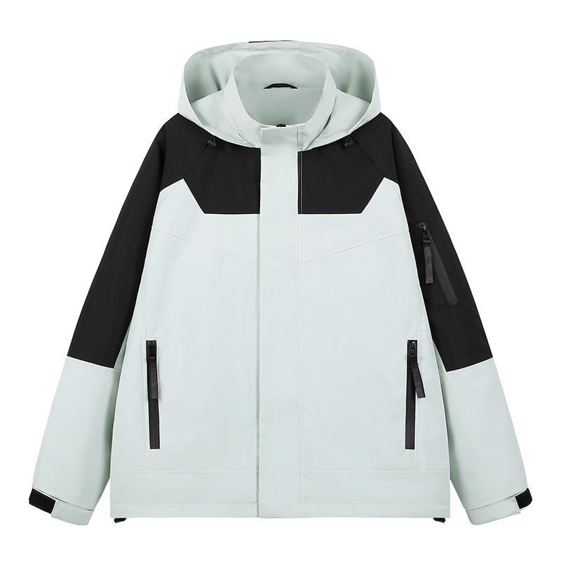 

Весна и осень Открытый Ветрозащитный и Водонепроницаемый Спортивный Отдых Свободный Альпинистский Куртка Куртка С Капюшоном Пальто Для Пары XXXL