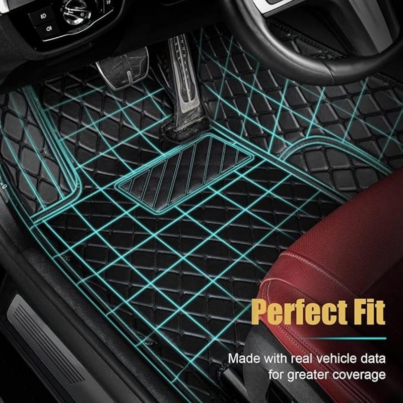 Floor Mats For Skoda Octavia 2016- 2007-2011 2012-2015 FABIA 2015- Full Coverage Floor Mats Luxury Floor Liners
