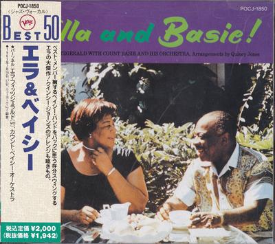 CD ELLA FITZGERALD, COUNT BASIE ORCHES - Ella And Basie! J33J25052 Verve Records 1990 Japan Jazz Used