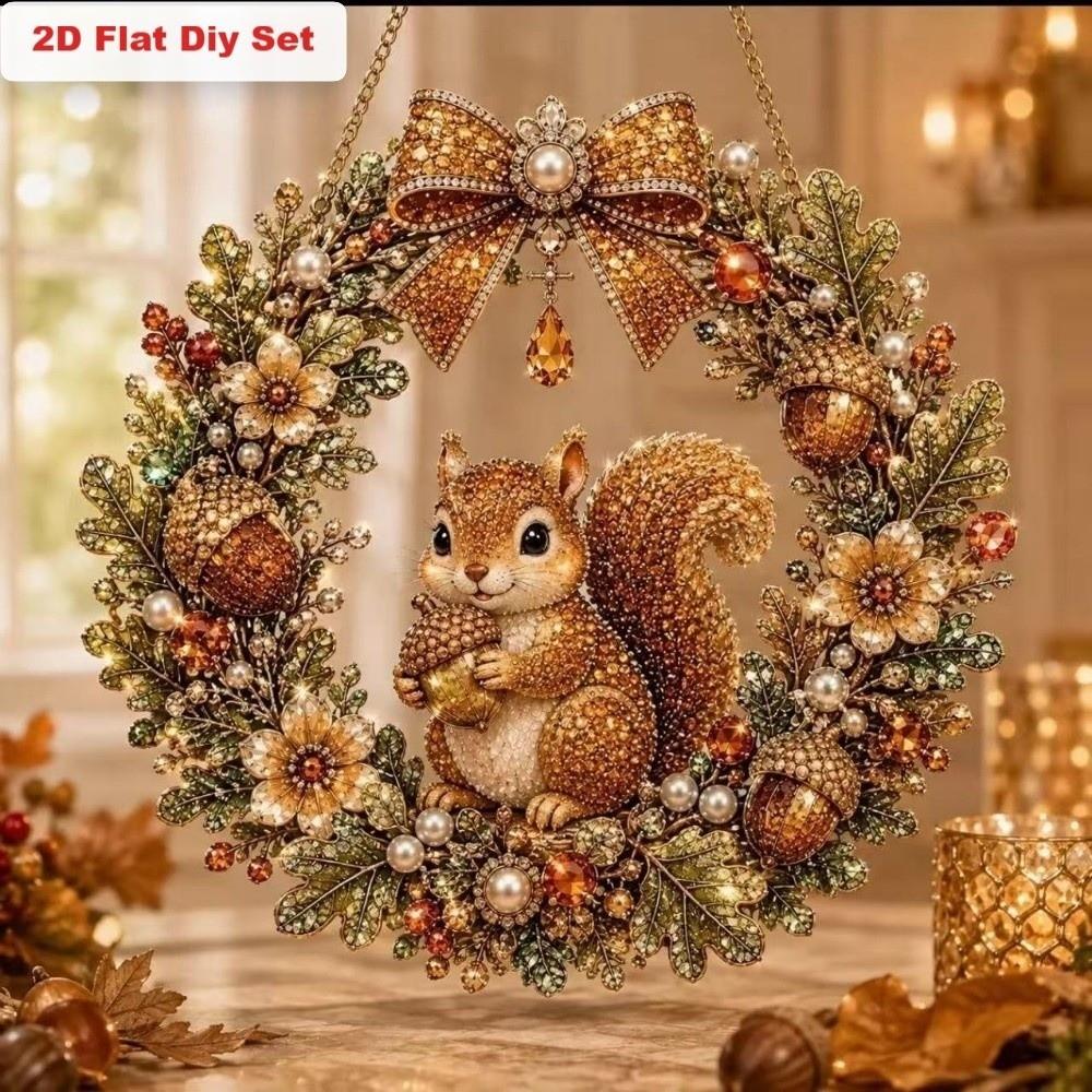 Cat DIY Painting Kit Butterfly Art Hanging Decor Christmas Decor