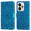 For Realme 15 Pro 5G/Realme 15 5G Case Sunflower Imprint Leather Wallet Phone Cover