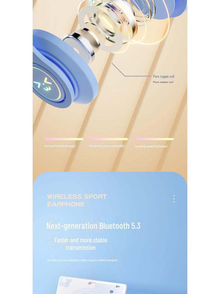 B39pro Căști de Gaming Wireless Bluetooth cu Gradient - Design Pliabil, Montat pe Cap