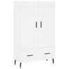 Highboard White 69.5 x 31 x 115 cm Particleboard