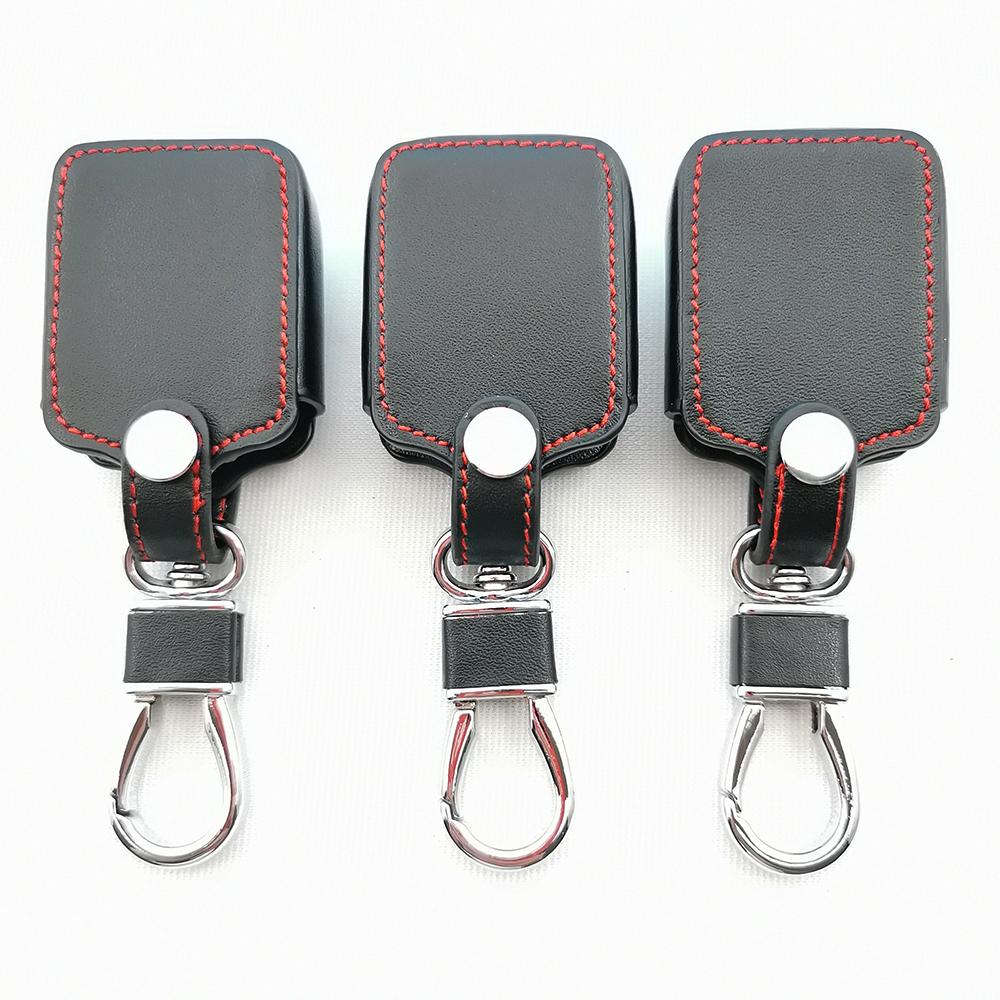 Funda de Piel para Mando de Coche con 3/4 Botones para Ford Focus Completo Escape Explorer Mustang Thunderbird Lincoln Transit Town