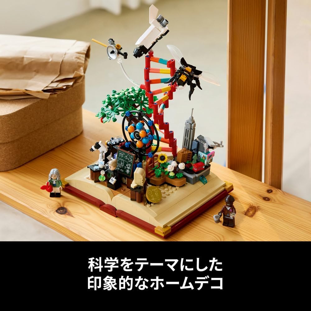 LEGO Ideas STEM Evolution Building Blocks Toy 21355 for Birthdays, Father's Day, Mother's Day, Science Enthusiasts