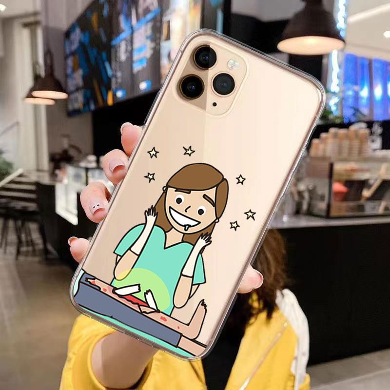 Španělsko Kreslený Lék Doktor Sestra Měkký Kryt na Telefon Pro iphone 13 Pro Max 11 Pro Max 6 7 8 Plus 12 Pro X XR XS Max Kreslený Kryt