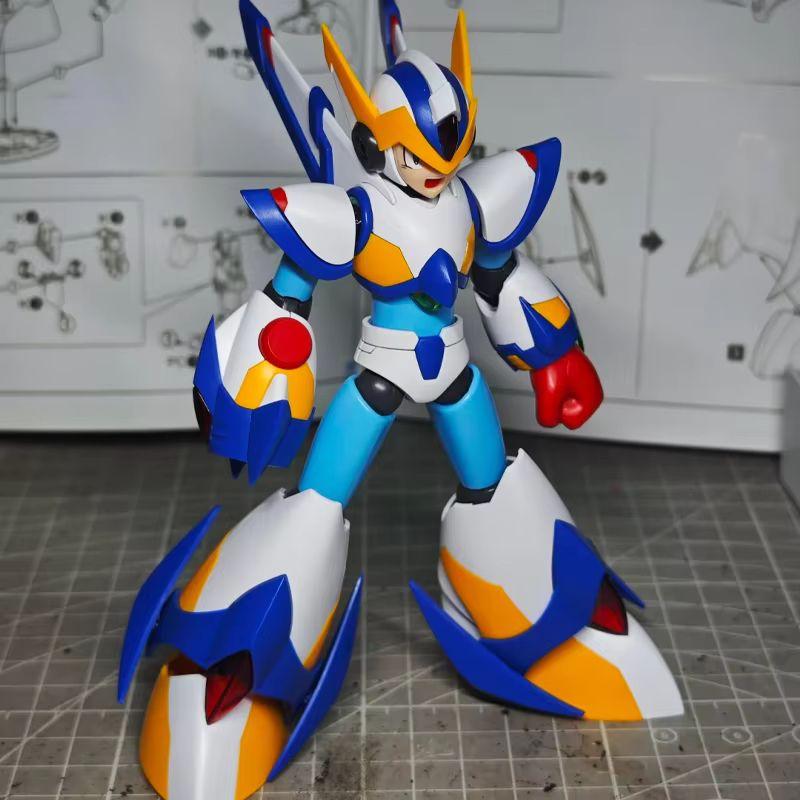 KP701 SS Model KO RockMan X Falcon Armor Action Model Megaman X5 Anime Figures Mega Man Assembly Figure Kit Birthday Gift Premium Quality