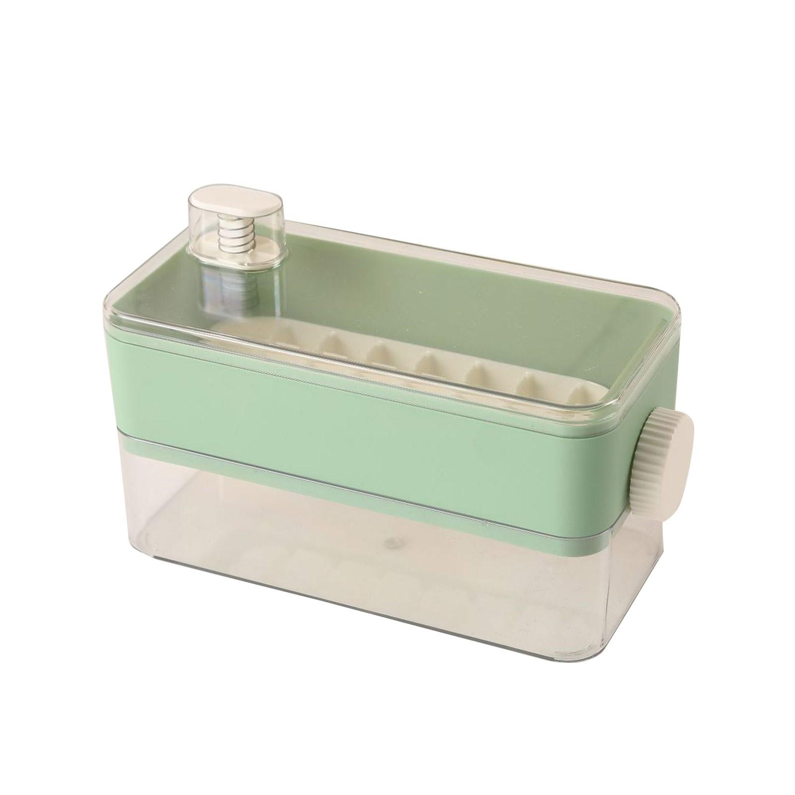 

Поднос для льда прессового типа, ящик для льда, холодильник, ледяной артефакт, 32 решетки с крышкой, бытовой герметичный пищевой льдогенератор One Size