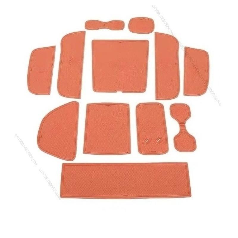 Anti-Slip Gate Slot Cup Mat For Leapmotor C10 Interior Door Pad/Cup Non-slip Pad Car Cup Holder Cushion Auto Accessories