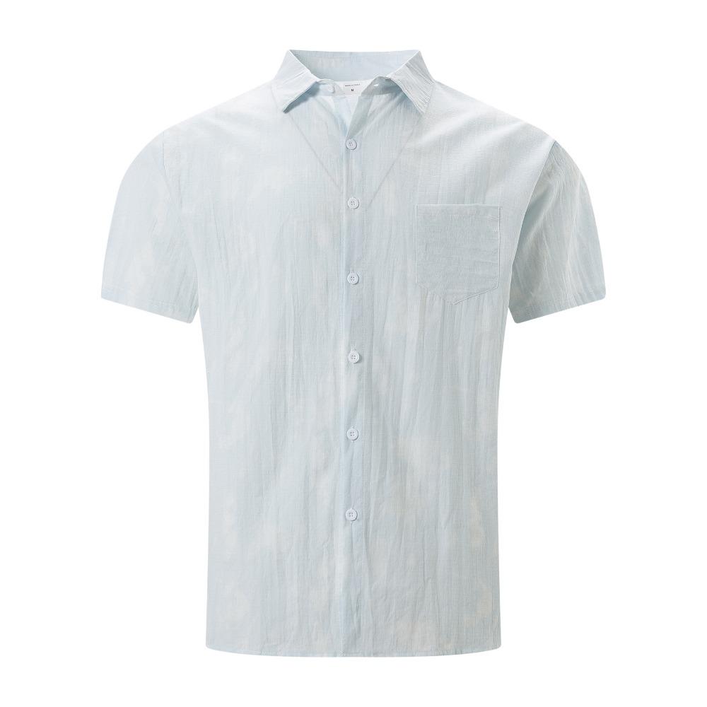 Summer Collar Short Sleeved Men's Casual Sports Shirt