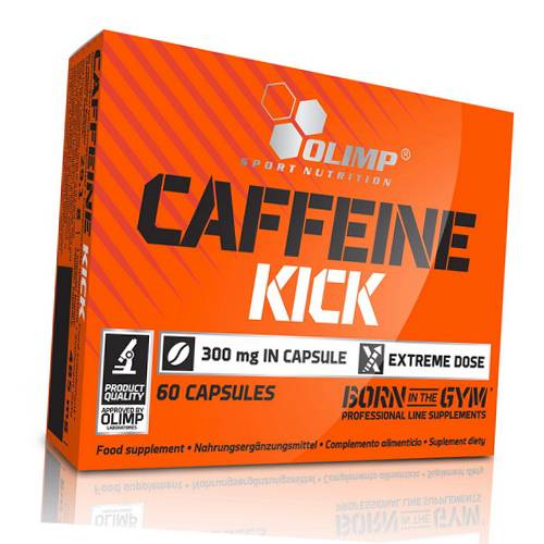Кофеин для энергии и похудения, Caffeine Kick, Olimp Nutrition  60капс (11283013)