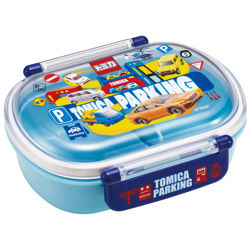 Обед скейтера 1 с Пушистой едой, Сделано в Томика 24 Модель, Детский ланч-бокс, Ярусный, 360 мл, Внутренний, Куполообразный, Контейнер, Антибактериальный, Япония, (QAF2BAAG-A)